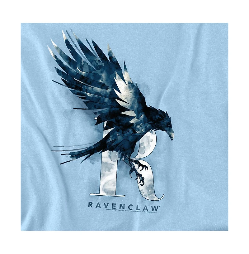 Harry Potter Men's Ravenclaw Watercolor Crest T Shirt