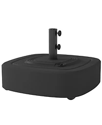 Outsunny Patio Umbrella Base with Wheels, for 1.5"/1.9" Poles