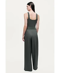 Nocturne Women's Textured Wide-Leg Pants
