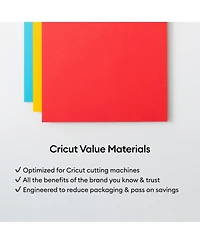 Cricut Bright Bows Sampler 80 Sheet 8.5" x 11" Card Stock