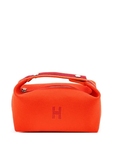 Pre-Owned HERMES Pm Bride-a-Brac Travel Case Toile