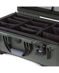 Nanuk Wheeled Series 935 Lightweight Nk-7 Resin Waterproof Hard Case with Lid Organizer and Padded Dividers