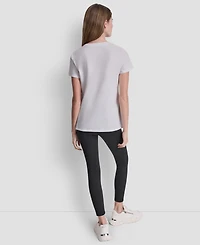 Dkny Sport Women's Puff Logo Crewneck T-Shirt