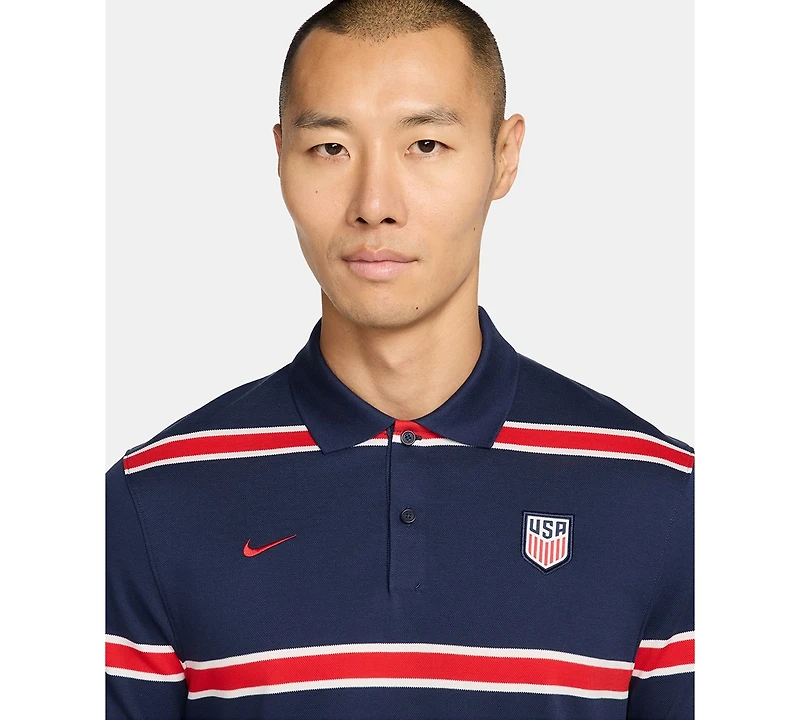 Nike Men's Usa Dri-fit Soccer Polo Shirt