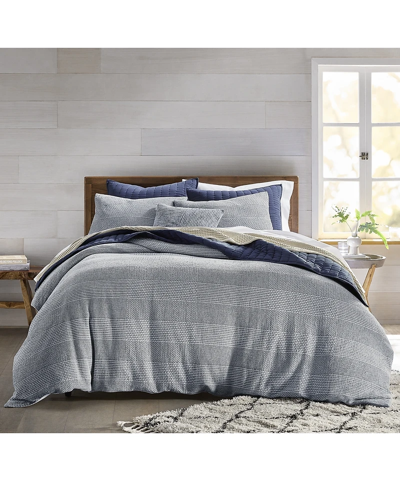 Oake Interlaced Basketweave 3-Pc. Comforter Set, Full/Queen, Macy's Exclusive