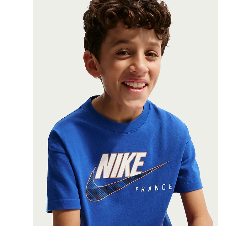 Nike Boys' Futura Logo Detail Soccer T-Shirt