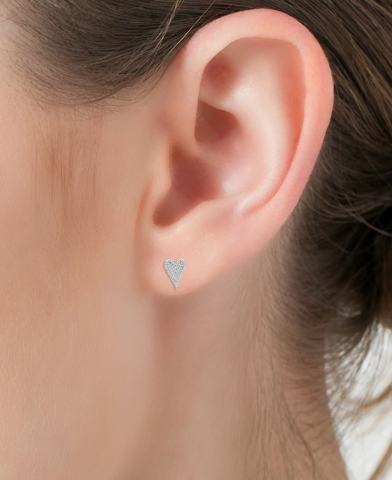 Macy's Diamond Earrings (1/4 ct. t.w.) in 10k White Gold