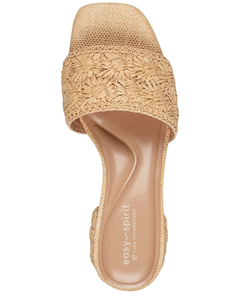 Easy Spirit Women's Rosario Eflex Square Toe Dress Sandals