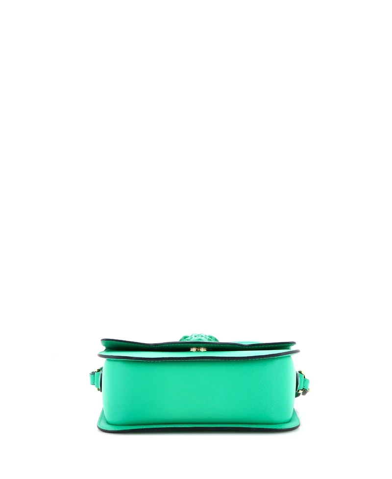 Pre-Owned Versace Small La Medusa Flap Shoulder Bag Leather