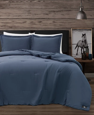 Frye Vintage Washed Cotton 3-Pc. Comforter Set, King
