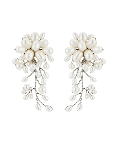 Untamed Petals Moore Freshwater Pearl Earrings