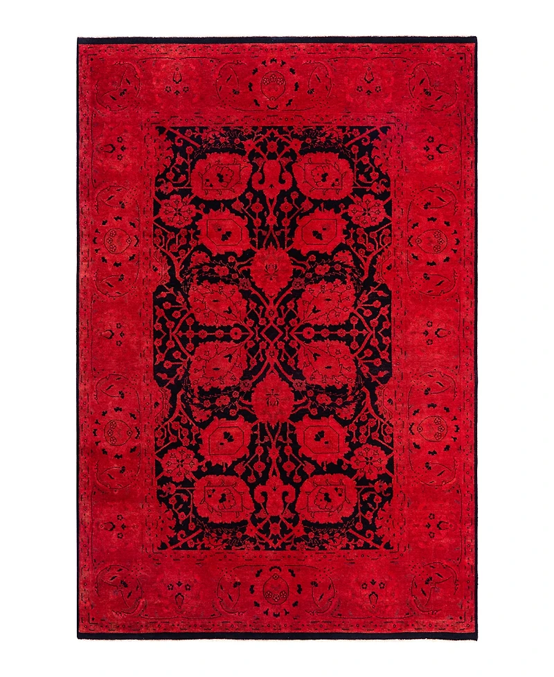 Adorn Hand Woven Rugs Fine Vibrance M1387 6' 1" x 9' 2" Area Rug