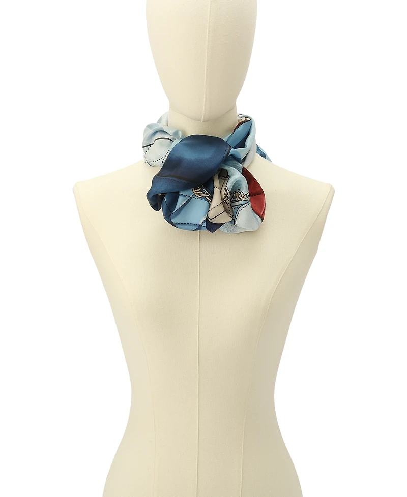 Coach Women's Stacked Tabby Printed Silk Square Scarf