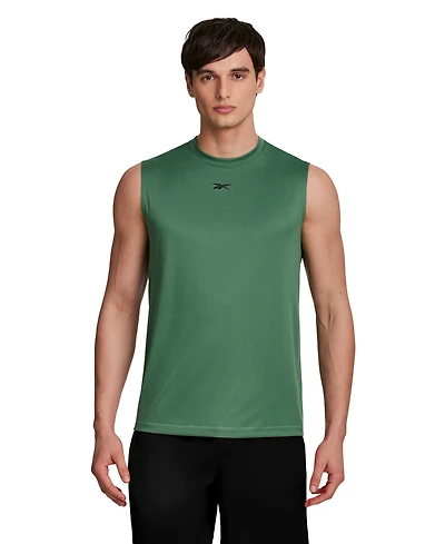 Reebok Men's Sleeveless Logo Tech Tank Top