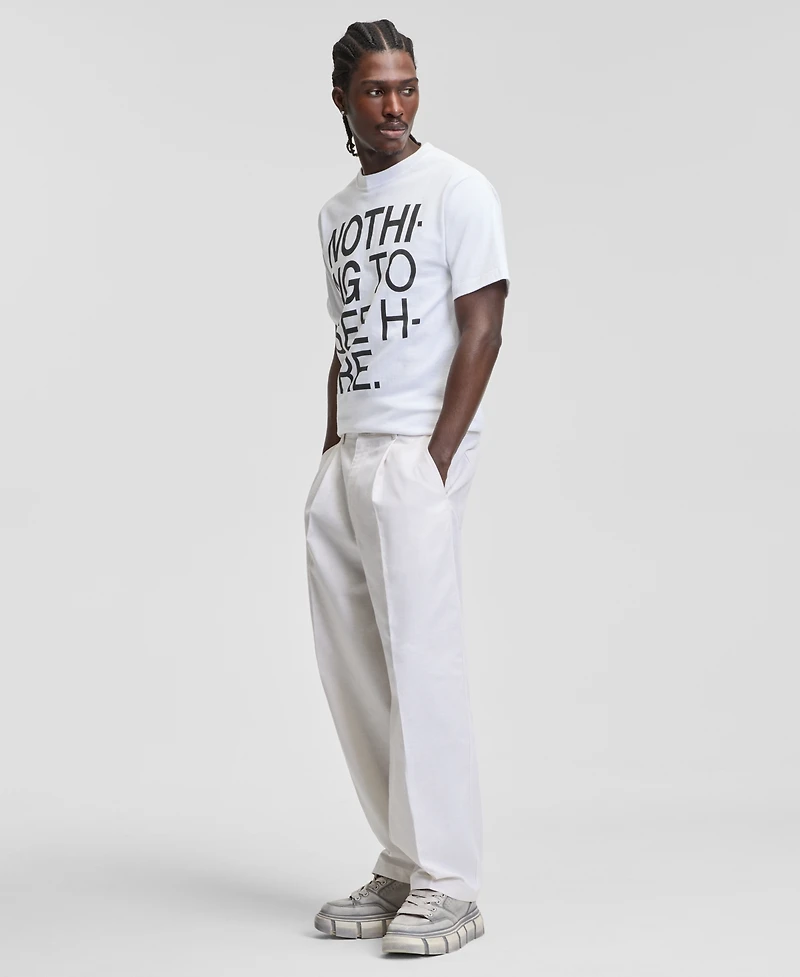 Mode of One Men's Linen & Cotton Baggy Barrel Pants, Macy's Exclusive