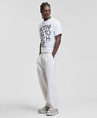 Mode of One Men's Linen & Cotton Baggy Barrel Pants, Macy's Exclusive