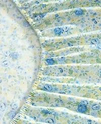 Laura Ashley Rowena 300-Thread Count Cotton Sateen 4-Pc. Sheet Set