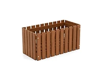 Slickblue Wooden Raised Planter Box for Flower and Vegetable Gardening