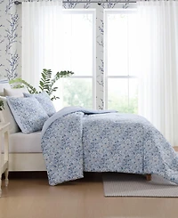 Laura Ashley Quartet Reversible -Pc. Comforter Set