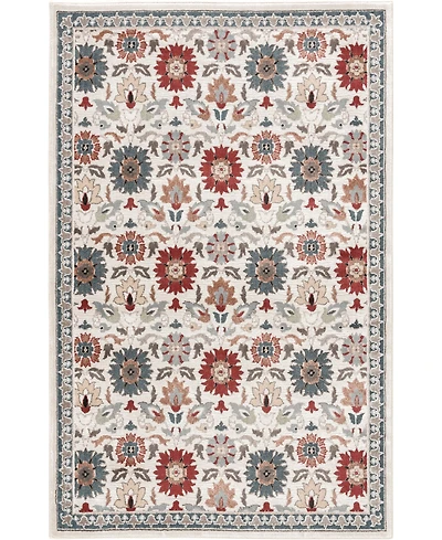 Erin & Ben Co. Rooted Flora 5'3X7'7"Area Rug
