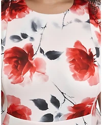 Calvin Klein Plus Sleeveless Fit & Flare Dress