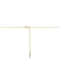 Unwritten Cubic Zirconia and Mother of Pearl Celestial Cluster Charm Pendant Necklace