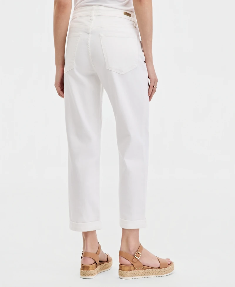 Liverpool Los Angeles Women's Rolled-Cuff Keeper Boyfriend Cropped Jeans