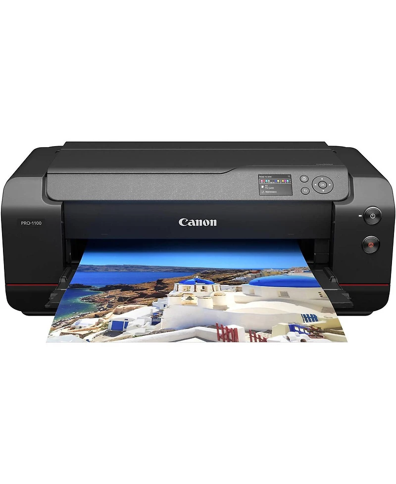 Canon imagePROGRAF Pro-1100 17" Professional Wide Format Wireless Inkjet Printer, Bundle with 17x22" Luster Photo Paper and Pfi-4100 Pigment