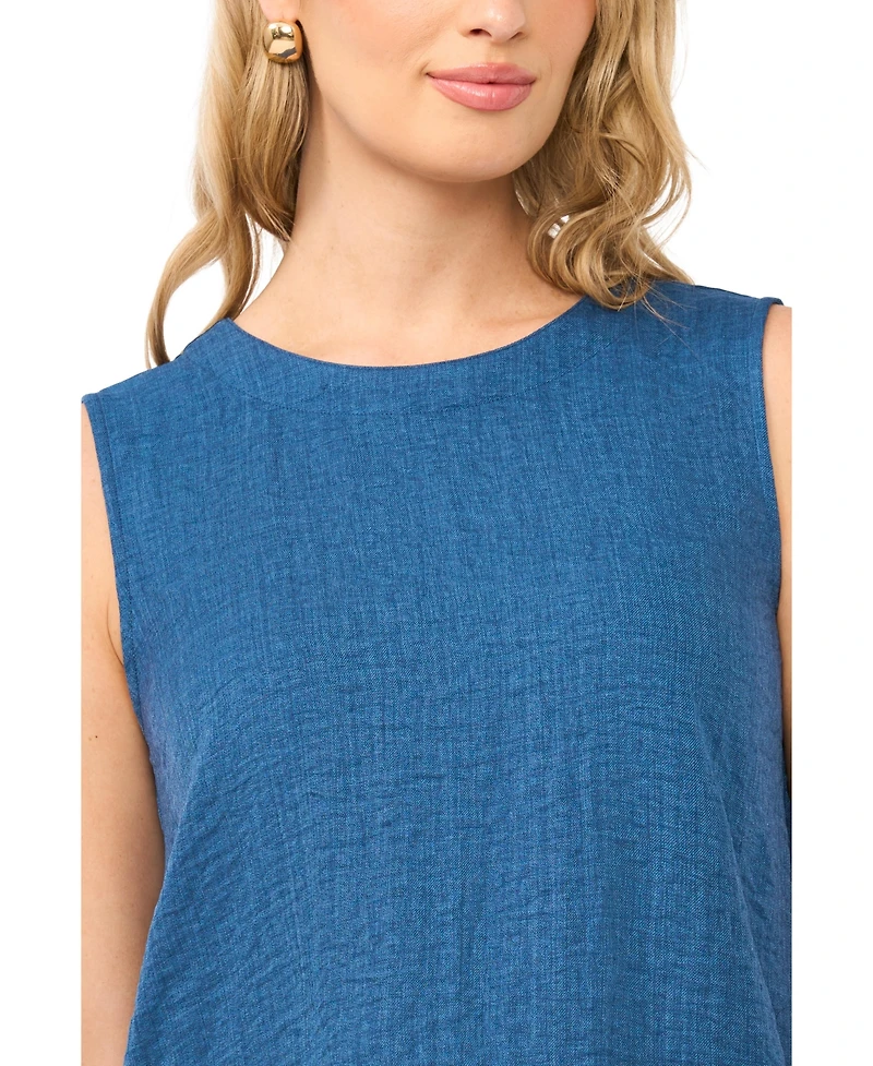 Vince Camuto Women's Sleeveless Crewneck Top