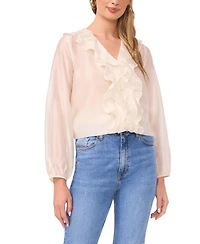 Vince Camuto Women's V-Neck Blouse