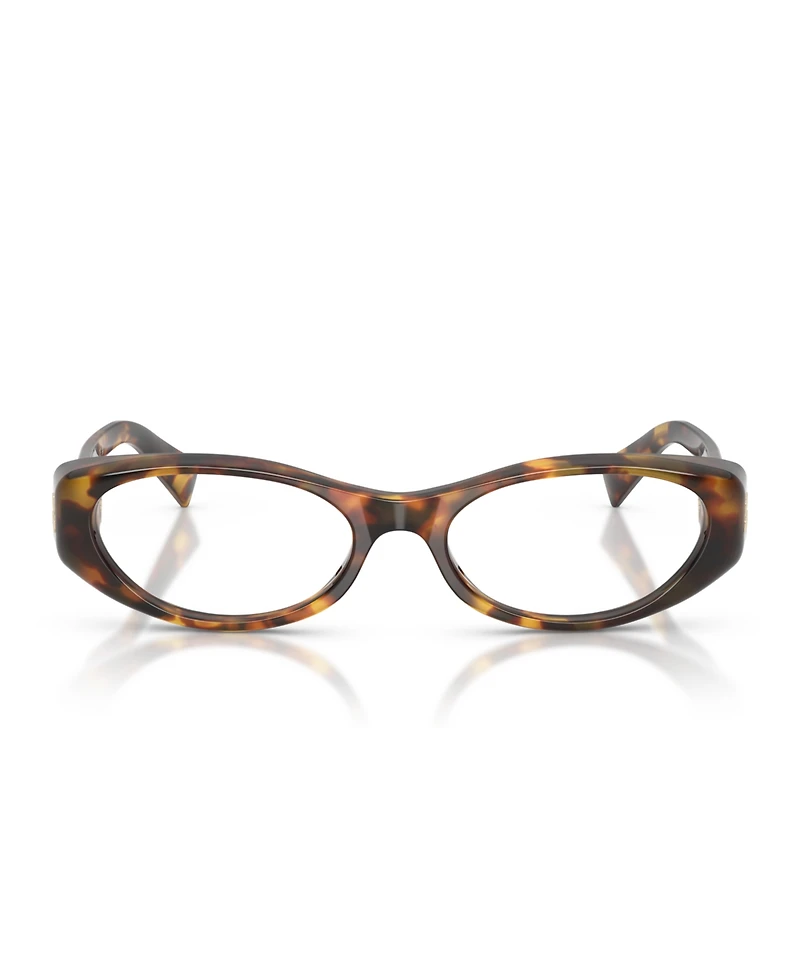 Miu Women's Oval Eyeglasses, Mu 03ZV
