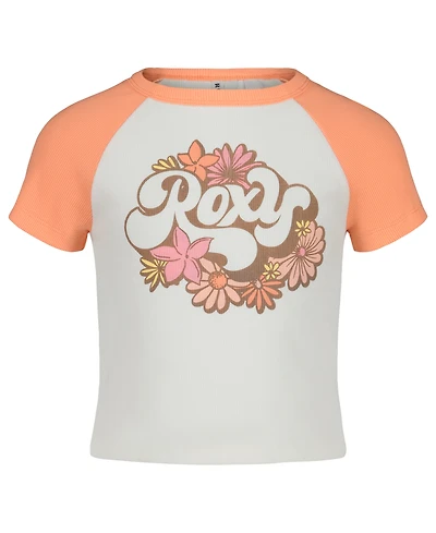 Roxy Girls' 7-16 Crewneck Short-Sleeve T-Shirt