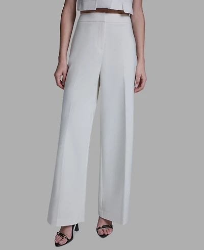 Bcbg Women's High Rise Wide Leg Pants