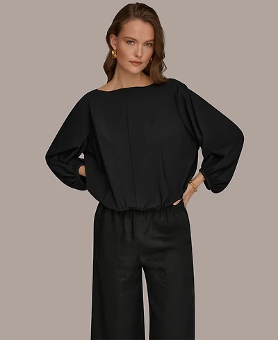 Donna Karan Weekend Women's Boat Neck Blouse