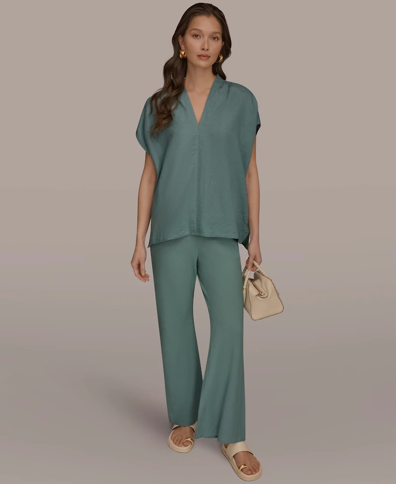 Donna Karan Weekend Women's V-Neck Top