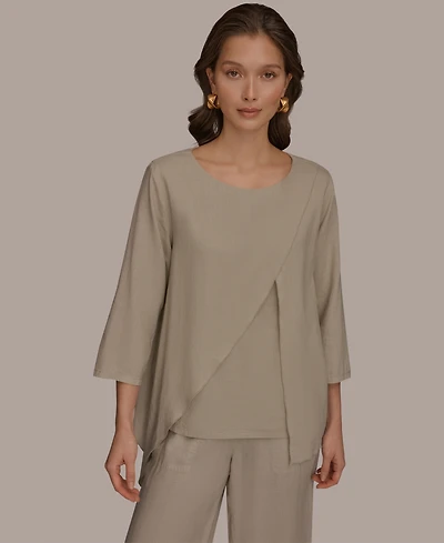 Donna Karan Weekend Women's Boat Neck Blouse