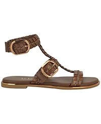 Guess Women's Lylnet Woven Gladiator Flat Sandals
