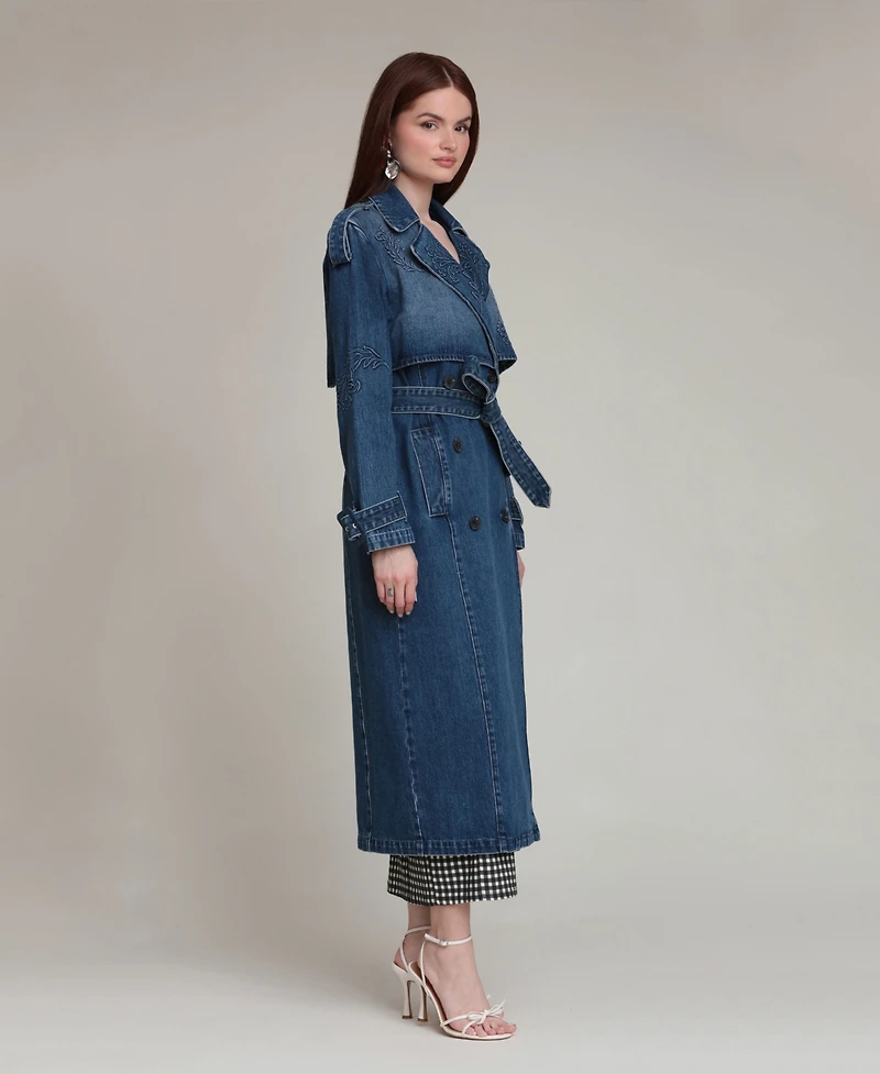 Avec Les Filles Women's Long-Sleeve Oversized Dress