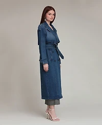 Avec Les Filles Women's Long-Sleeve Oversized Dress