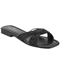 Bandolino Women's Sella Knotted Slip-On Flat Sandals