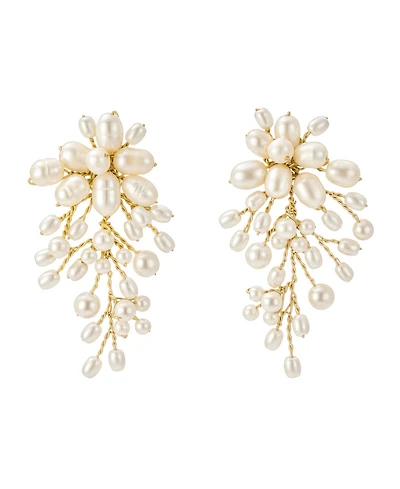 Untamed Petals Moore Freshwater Pearl Earrings