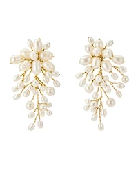 Untamed Petals Moore Freshwater Pearl Earrings