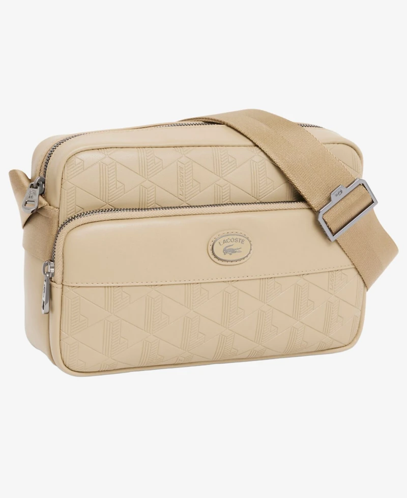 Lacoste Men's Monogram Reporter Bag