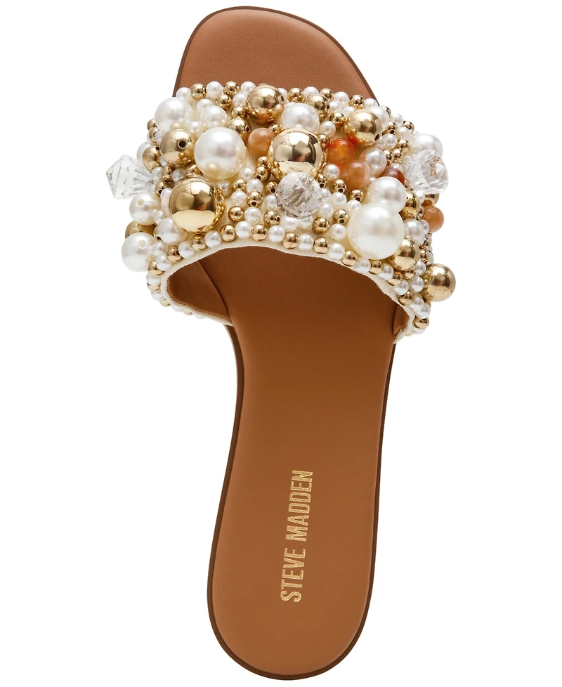 Steve Madden Women's Klio Embellished Slide Sandals