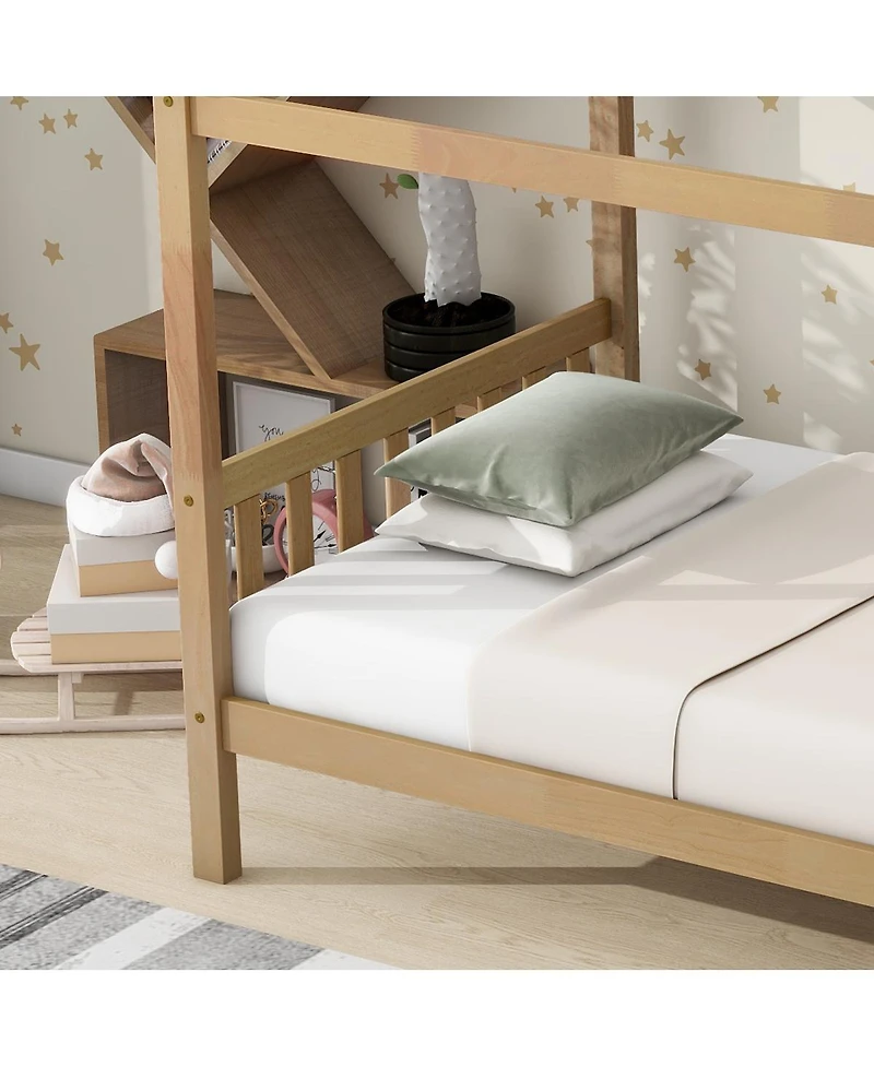 Streamdale Furniture House Bed with Headboard and Footboard