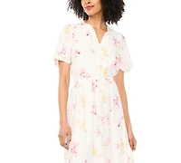 Vince Camuto Women's Split V-Neck Maxi Dress