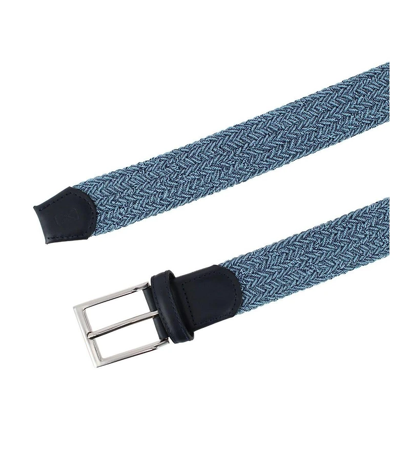 Trafalgar Big & Tall Madden Marble Weave 35mm Golf Stetch Belt