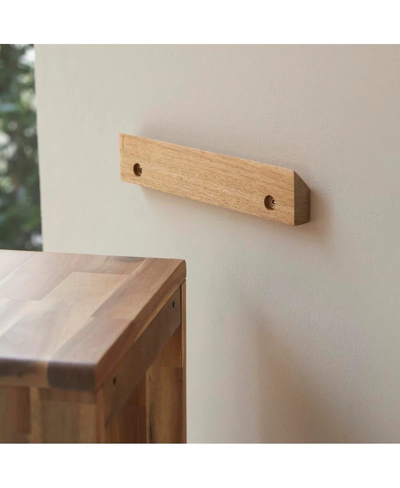 Tikamoon Lila acacia wood column 130