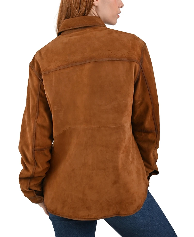 Frye Women's Goat Suede Jacket