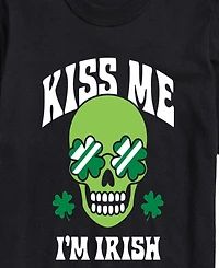 Airwaves Men's Instant Message Kiss Me I'm Irish Short-Sleeve Graphic T-Shirt